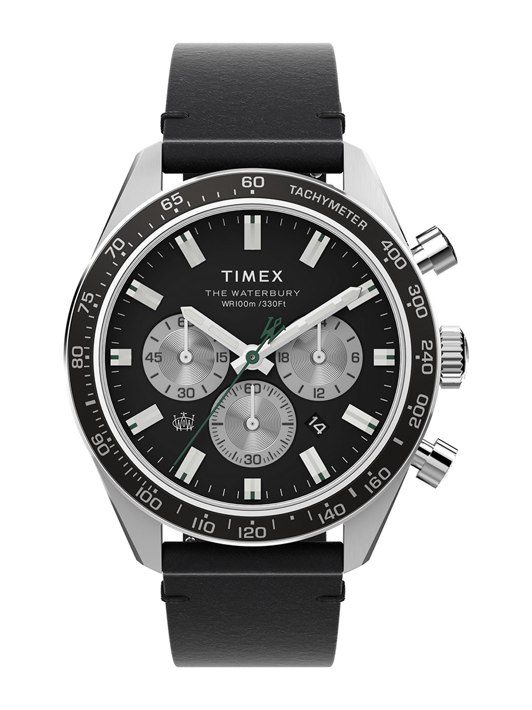 

Timex Men Embellished Dial & Leather Straps Analogue Watch TW2V42500UJ, Blue