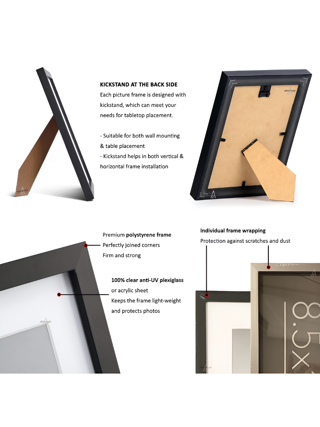 

ArtzFolio Brown Wood Table Photo Frames