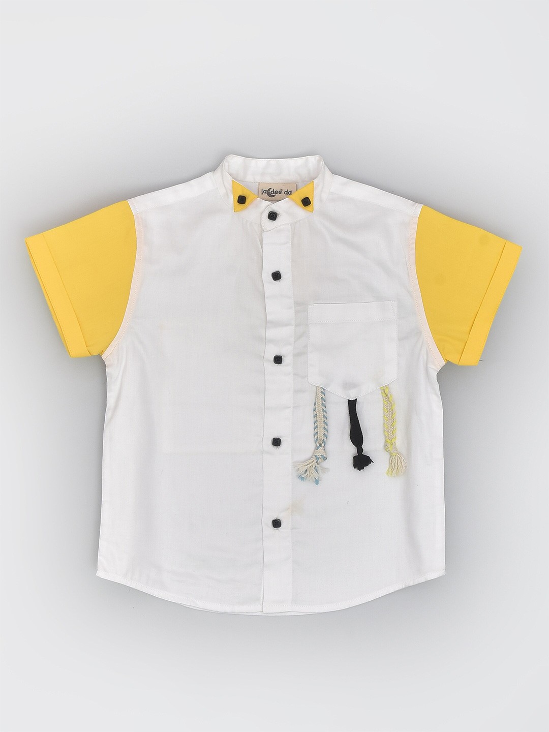 

BAESD Boys Conversational Printed Pure Cotton Shirt, White