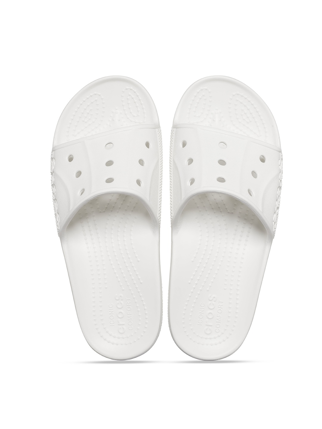 

Crocs Unisex Croslite Sliders, White