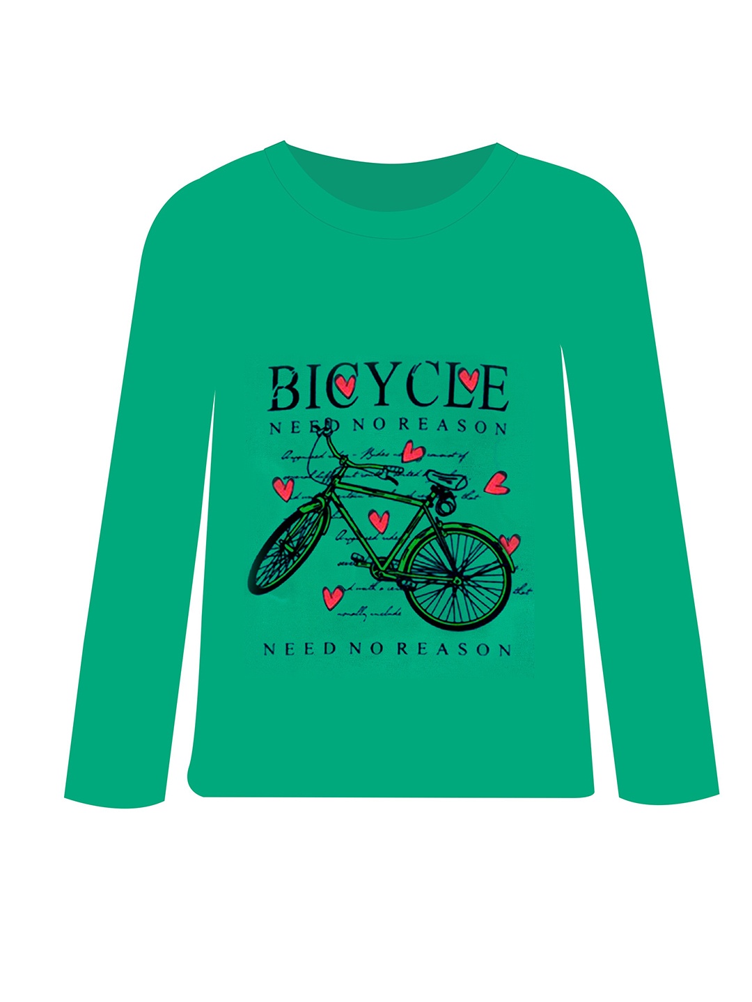 

CoolTees4U Girls Graphic Printed Cotton T-shirt, Green