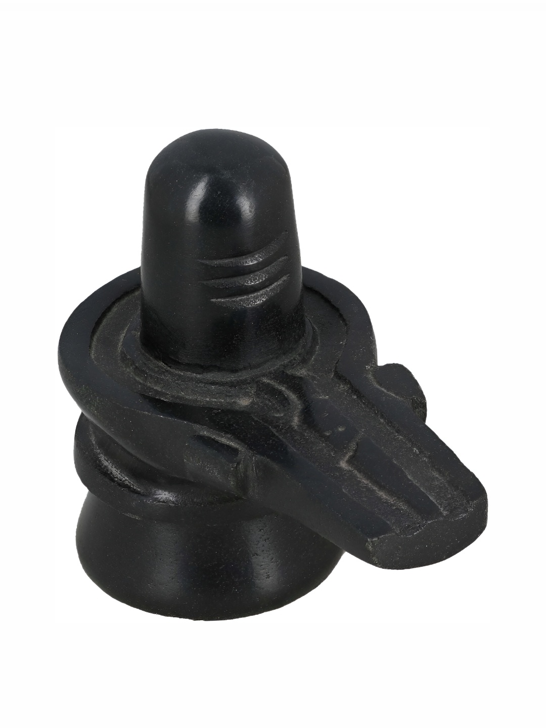 

Navyaksh Black Lord Shiva Linga Status Marble Showpiece