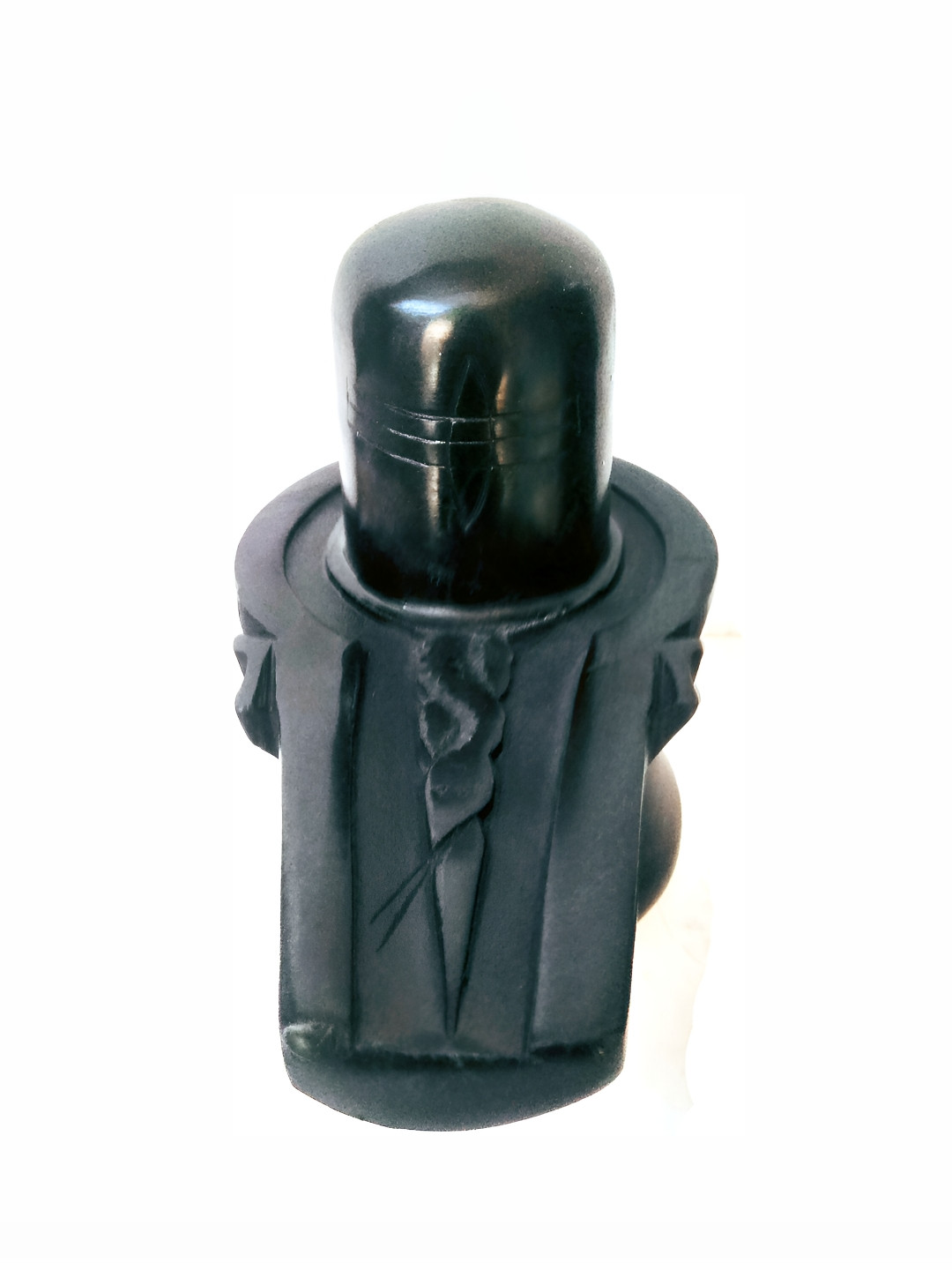 

Navyaksh Black Marble Shiva Lingam Showpiece