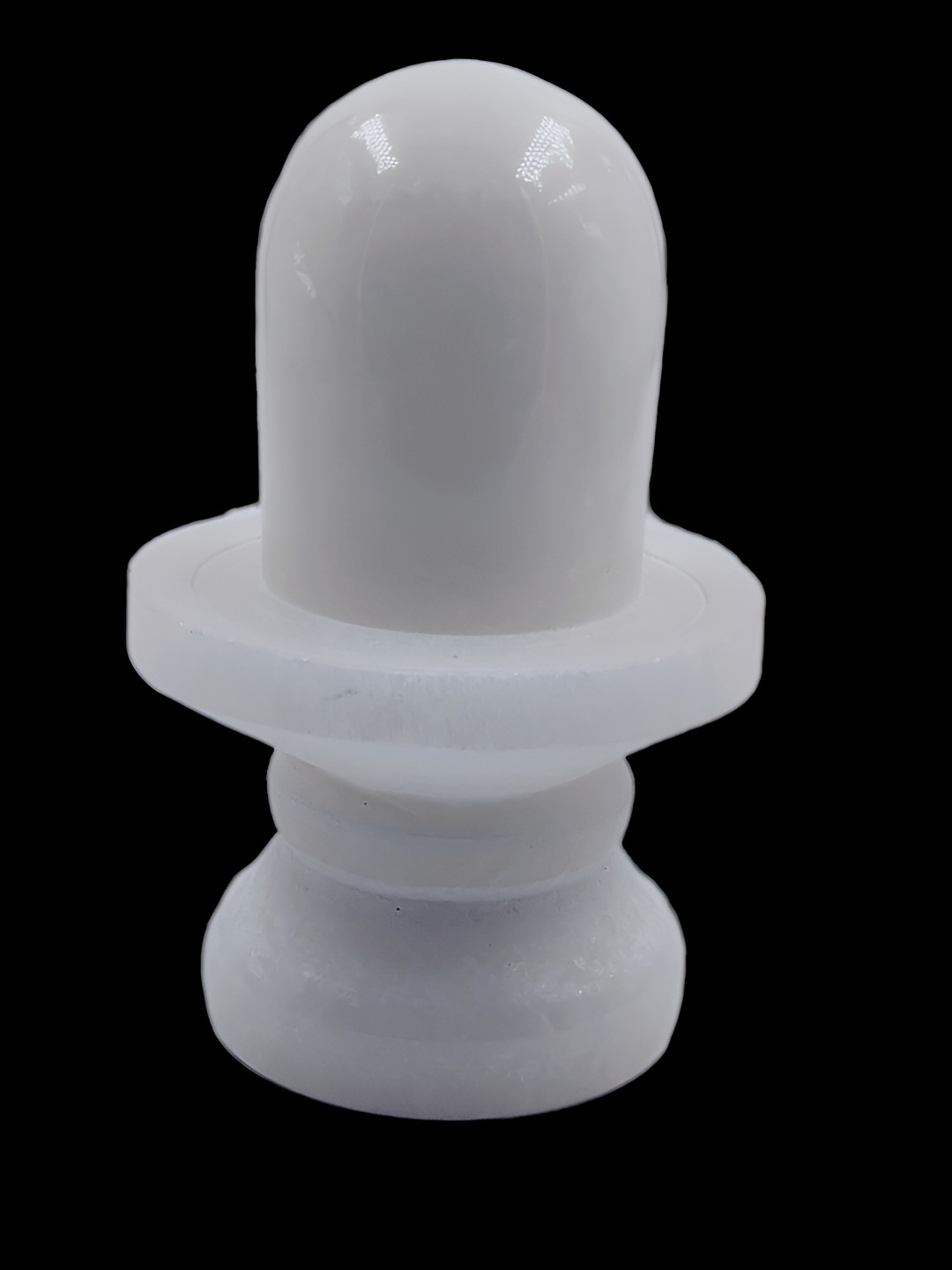 

Navyaksh White Marble Shiva Lingam Showpiece