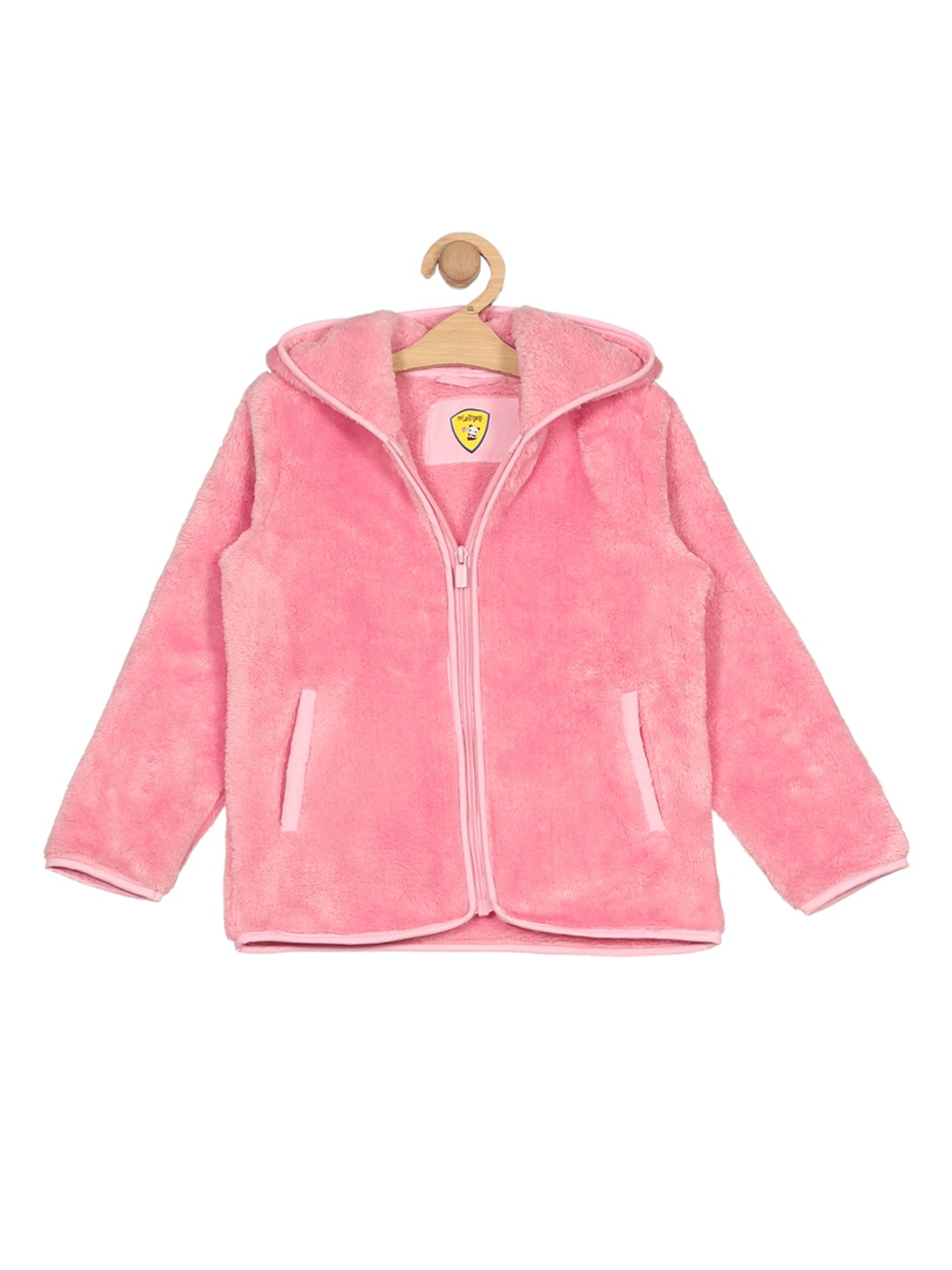 

Lil Lollipop Kids Lightweight Fleece Bomber Jacket, Pink