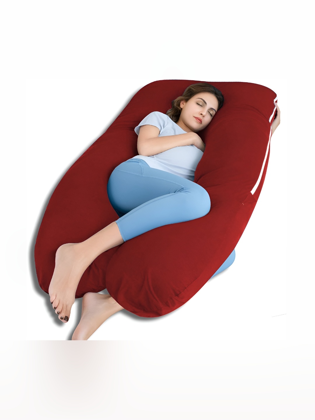 

Texlux Red Fibre Filled Lightweight Maternity Pillow