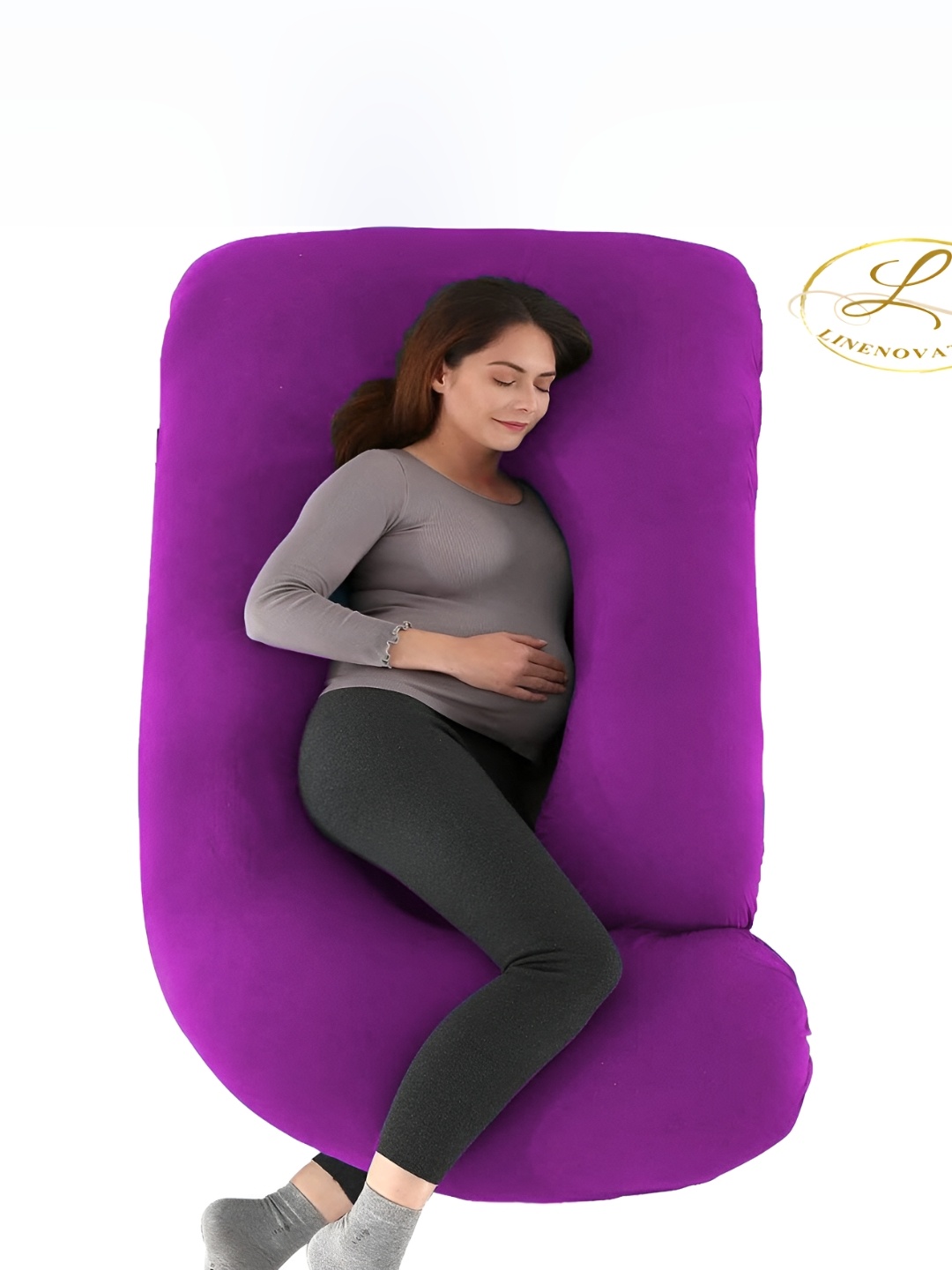 

Texlux Purple Fibre Filled Lightweight Maternity Pillow