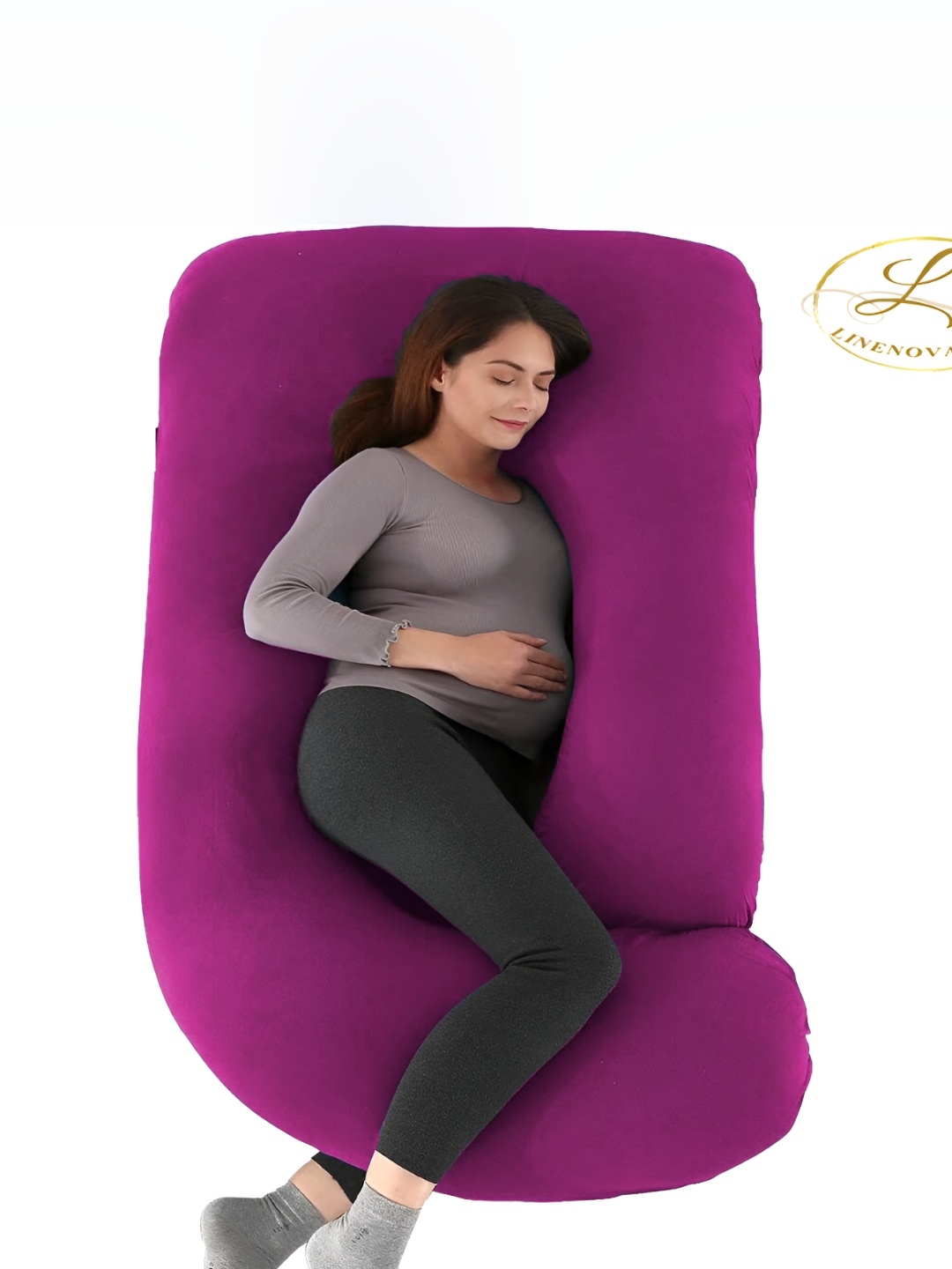 

Texlux Pink Fibre Filled Lightweight Maternity Pillow