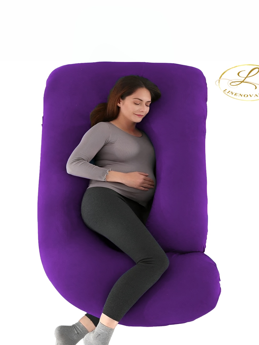

Texlux Purple Fibre Filled Lightweight Maternity Pillow