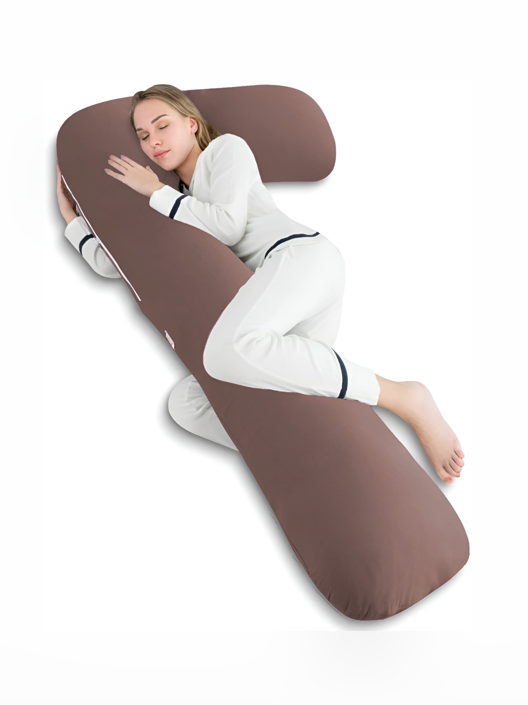 

Texlux Brown & White Fibre Filled Lightweight Maternity Pillow