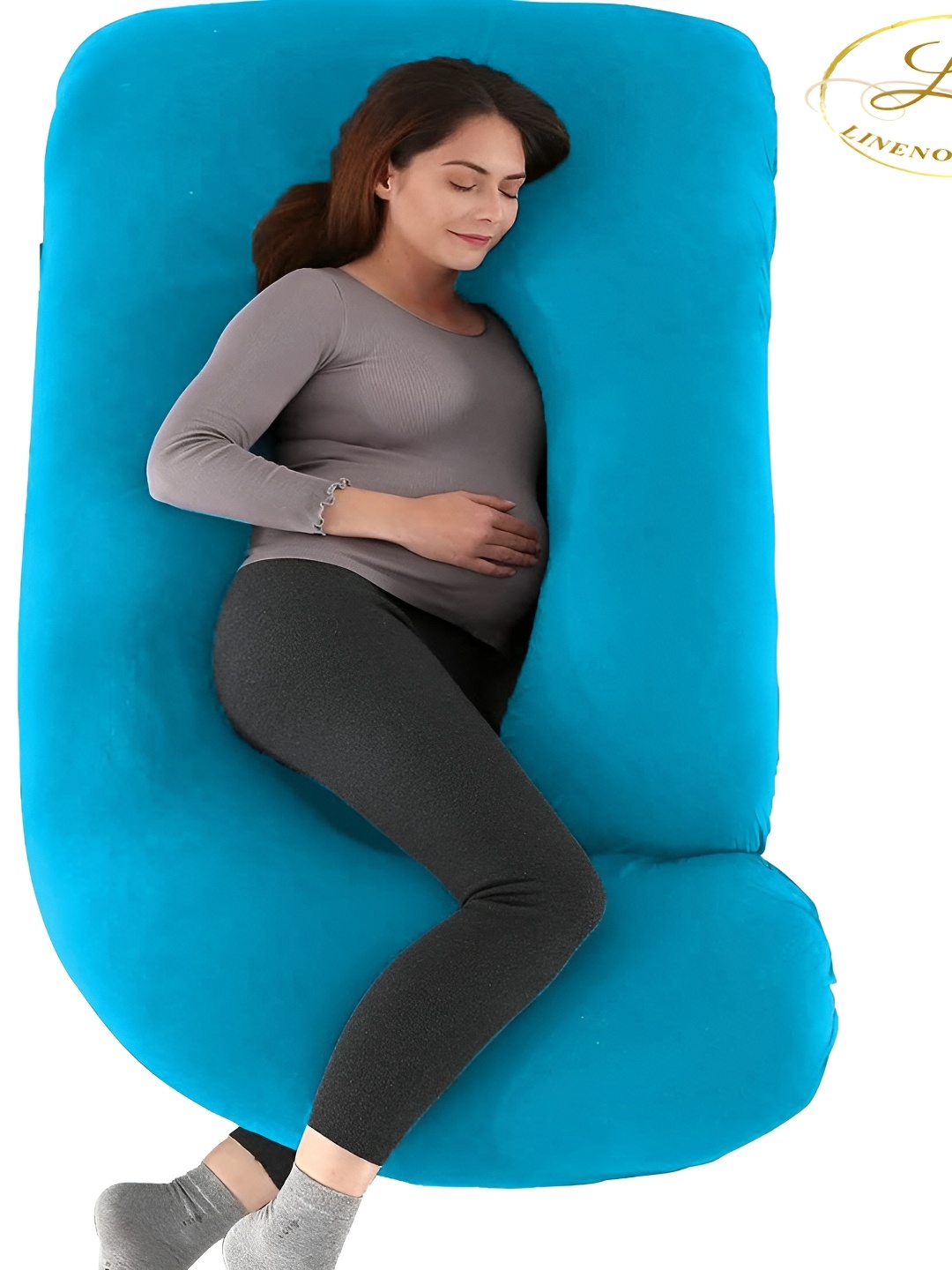 

Texlux Turquoise Blue Fibre Filled Polycotton Lightweight Maternity Pillow