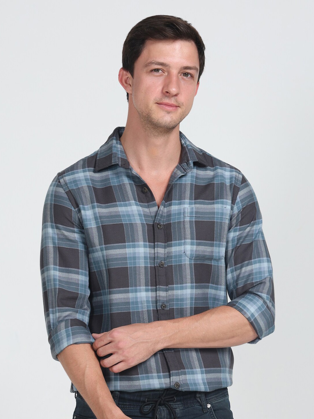 

POE Smart Slim Fit Shirt, Blue