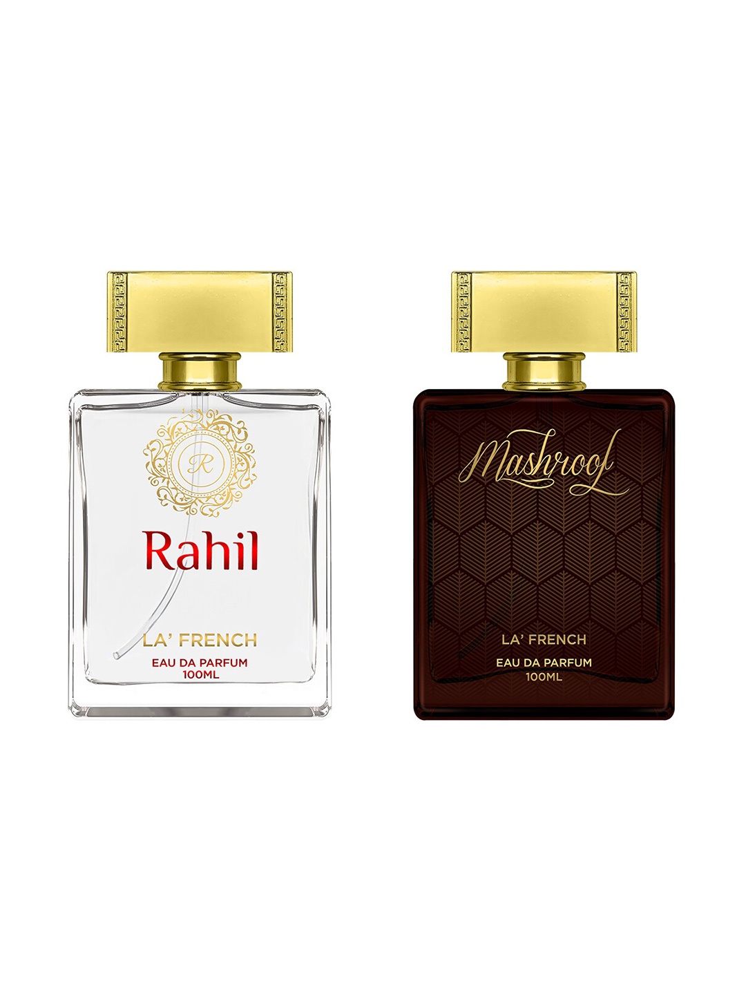

La French Set of Rahil & Mashroof Long Lasting Eau De Parfum - 100 ml each, White