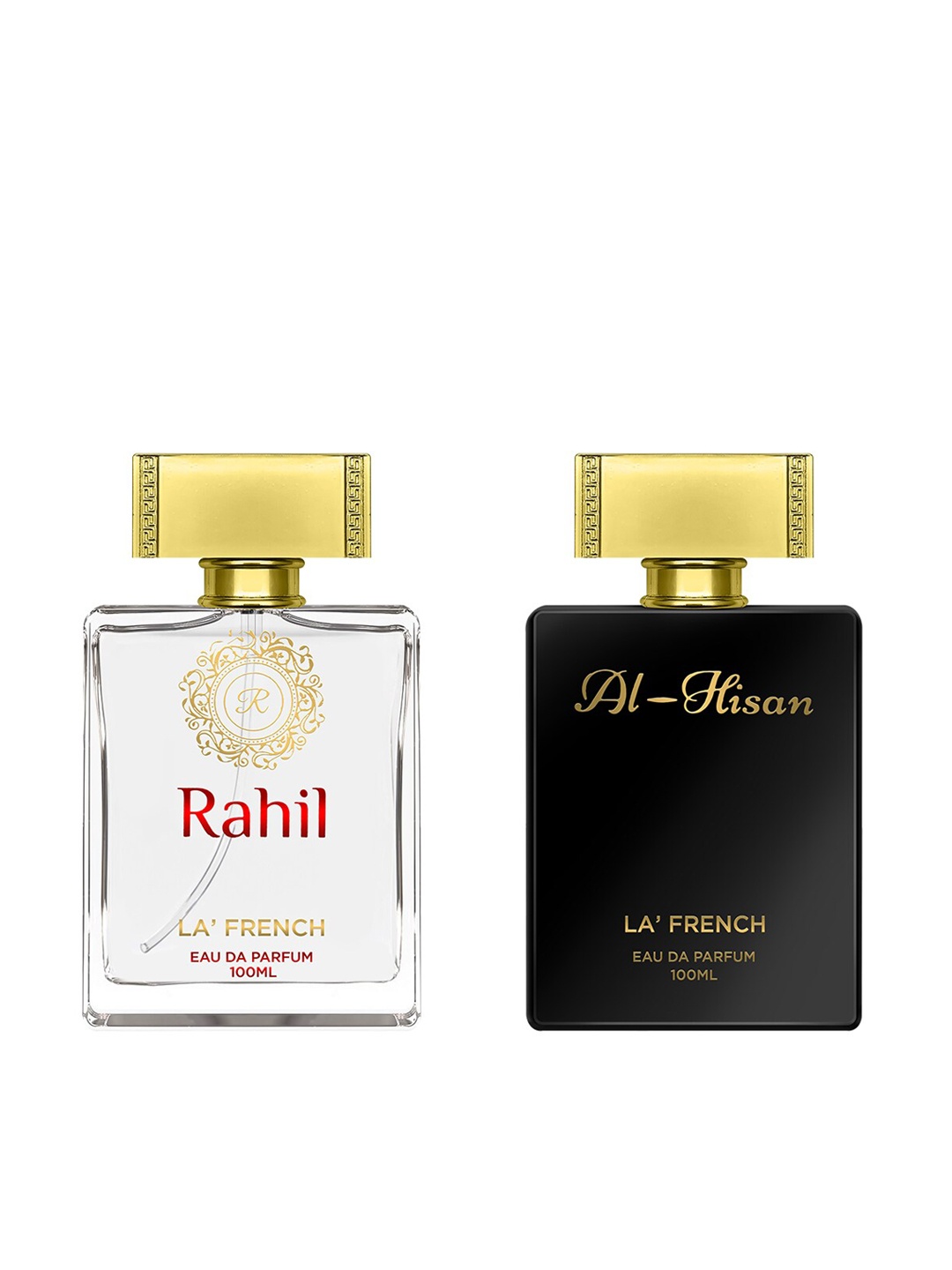 

La French Set Of 2 Rahil & Al Hisan Eau De Parfum - 100ml Each, Black