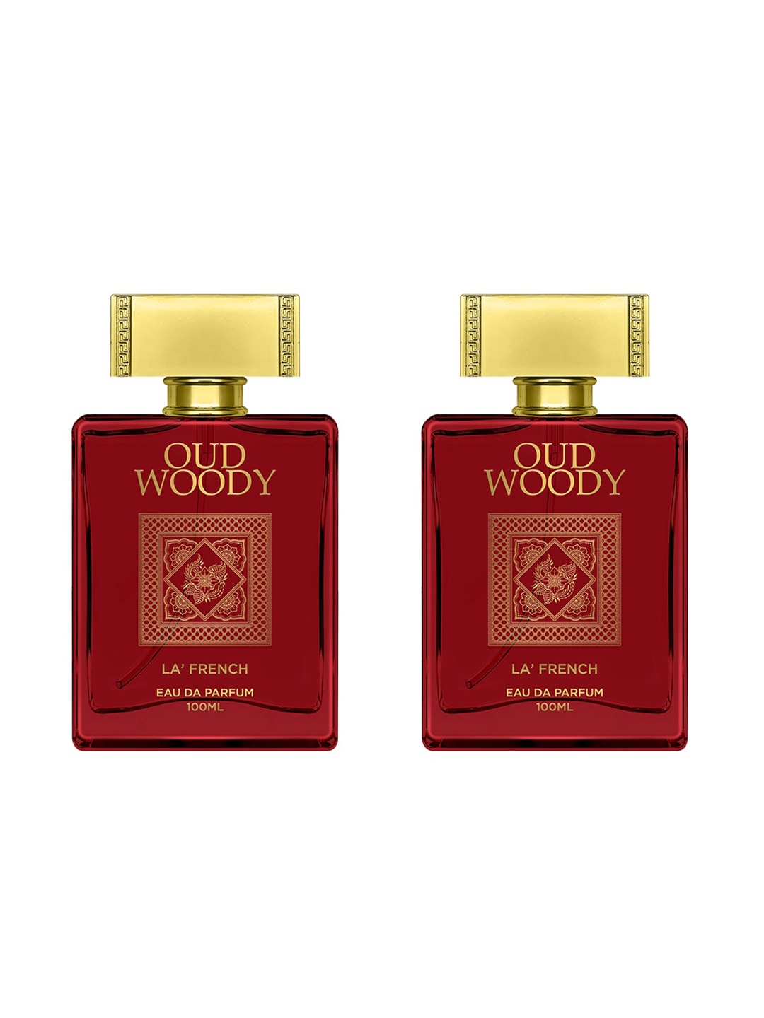 

La French Men Set Of 2 Oud Woody Eau De Parfum - 100ml Each, Brown