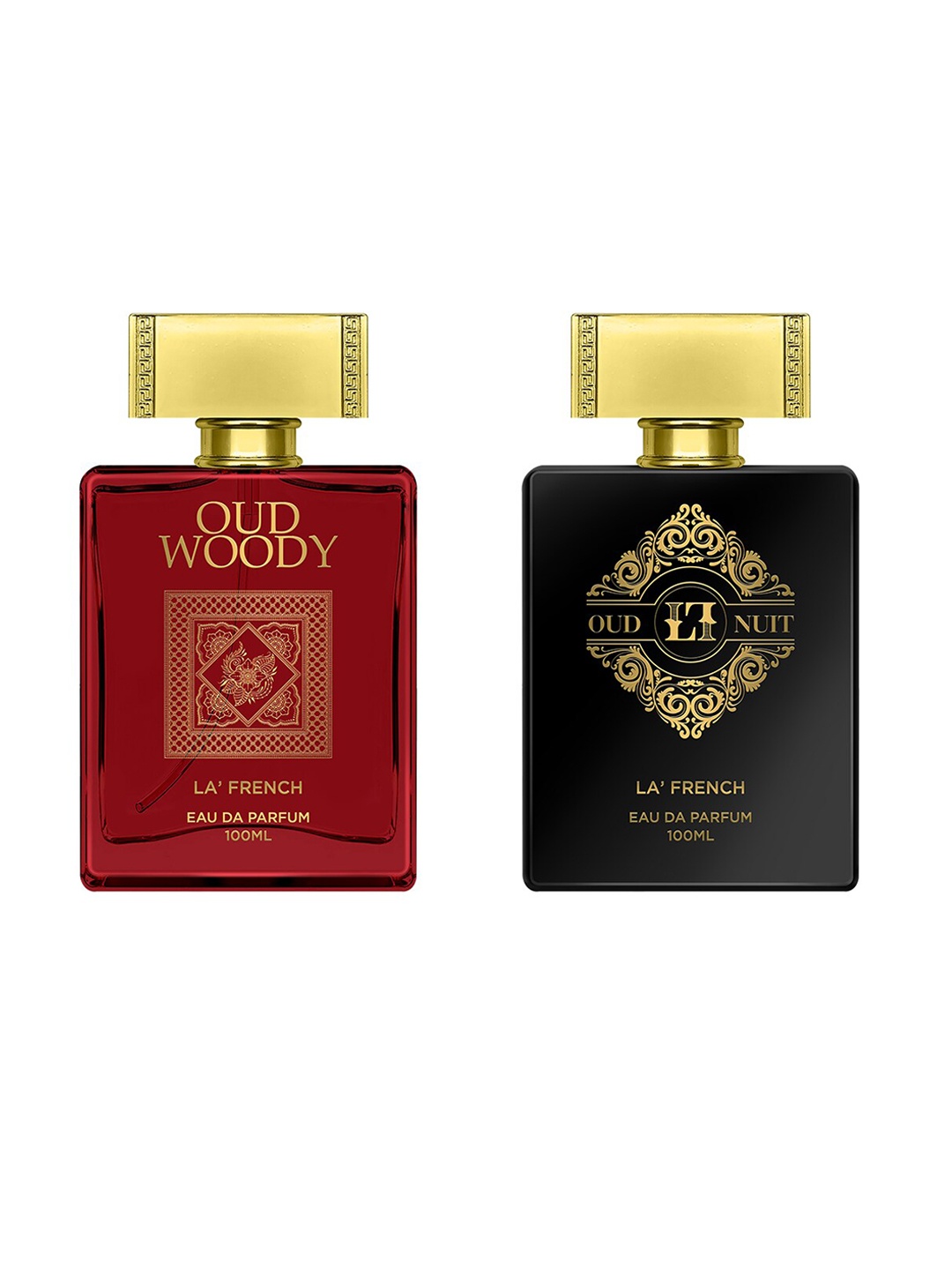 

La French Set Of 2 Oud Woody & Oud Nuit Eau De Parfum - 100ml Each, Black