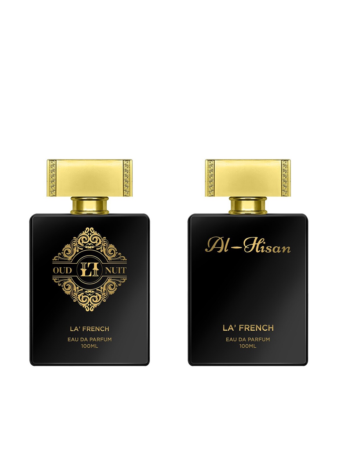 

La French Set Of 2 Oud Nuit & Al Hisan Eau De Parfum - 100ml Each, Black