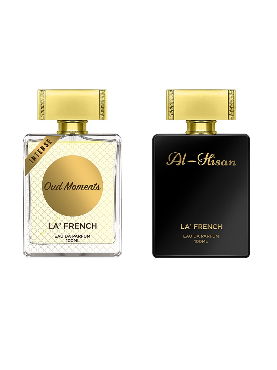 

La French Set Of 2 Oud Moments & Al Hisan Eau De Parfum - 100ml Each, Black