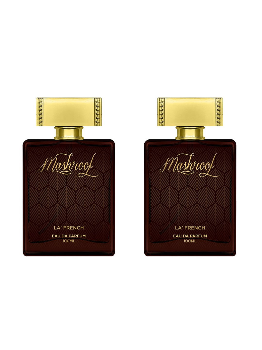 

La French Set Of 2 Mashroof Eau De Parfum - 100ml Each, Brown
