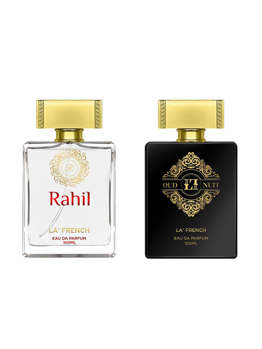 

La French Set Of 2 Rahil & Oud Nuit Eau De Parfum - 100ml Each, Black