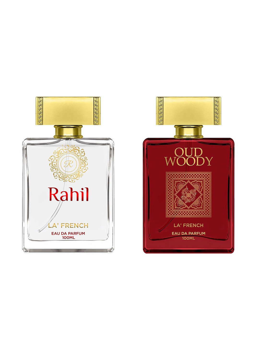 

La French Set Of 2 Rahil & Oud Woody Eau De Parfum - 100ml Each, White