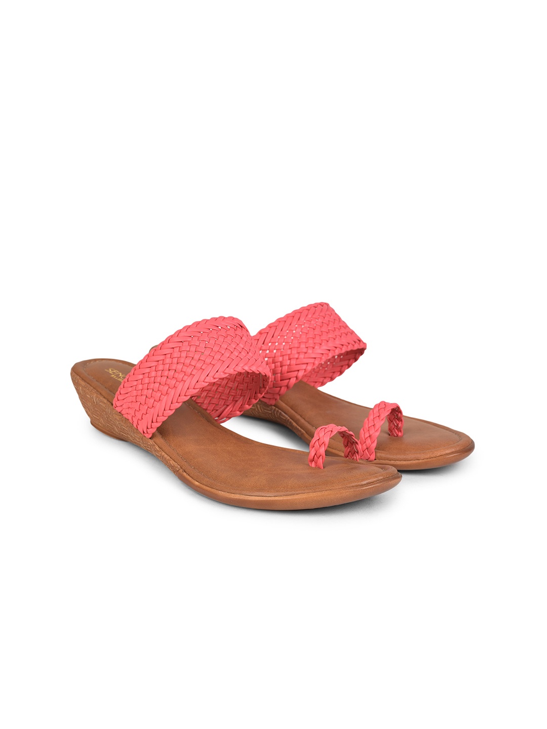 

Liberty Textured One Toe Comfort Heels, Pink