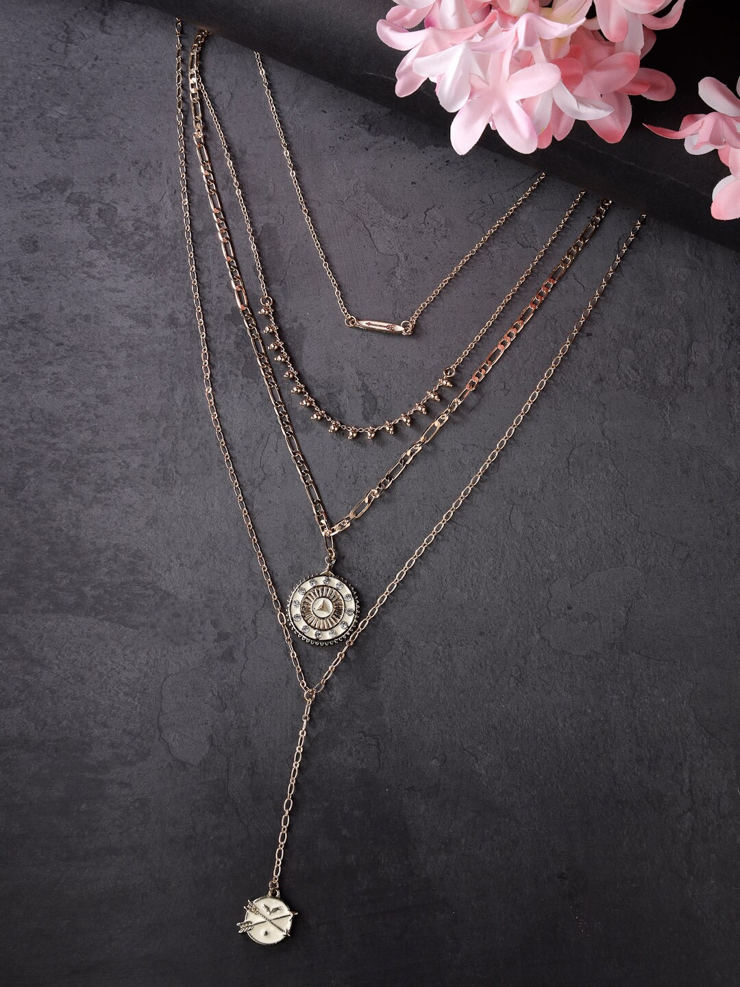 

Scintillare By Sukkhi Gold-Plated Layered Chain