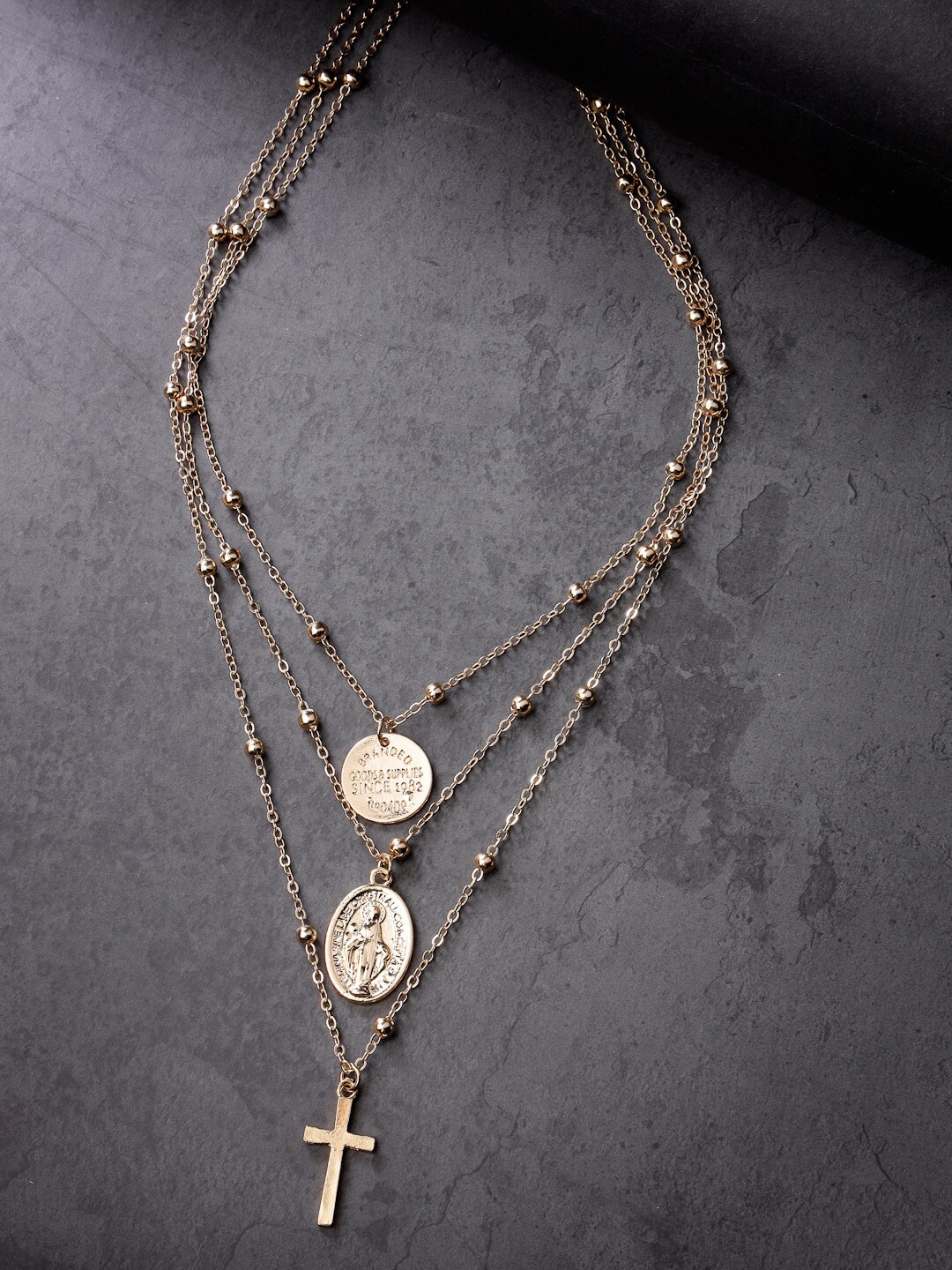 

Scintillare By Sukkhi Gold-Plated Layered Chain