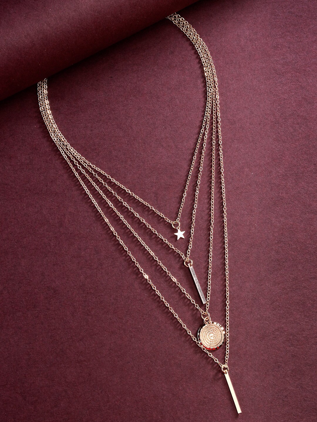 

Scintillare By Sukkhi Gold-Plated Layered Necklace