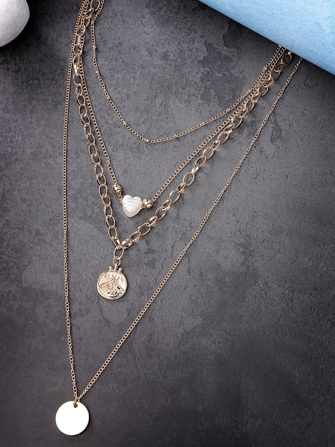 

Scintillare By Sukkhi Gold-Plated Layered Necklace