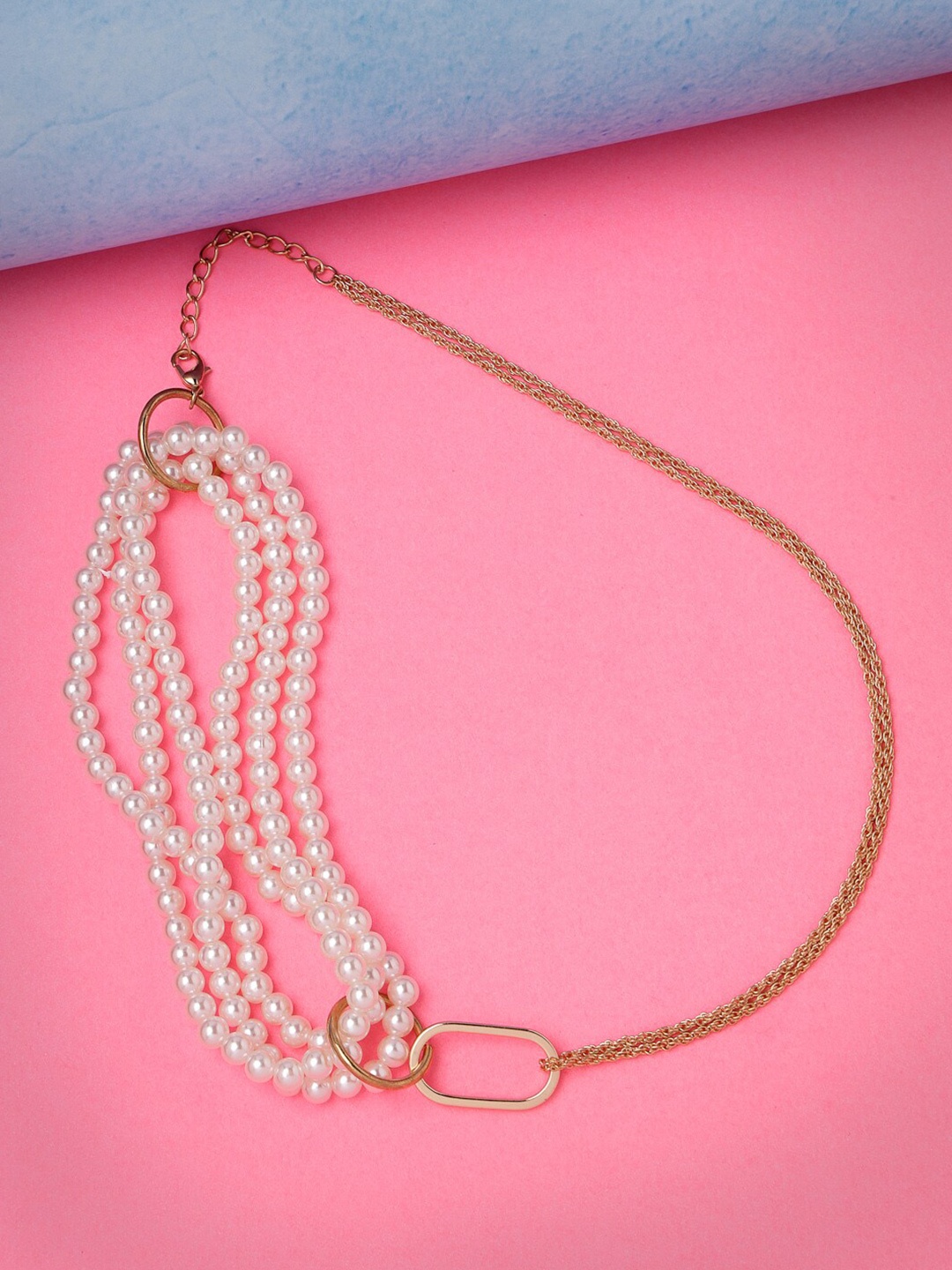 

Scintillare By Sukkhi Gold-Plated Layered Necklace