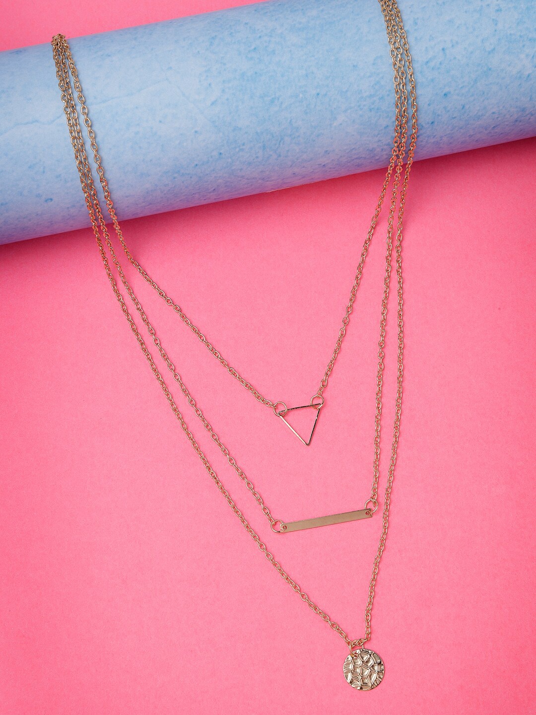 

Scintillare By Sukkhi Gold-Plated Layered Chain