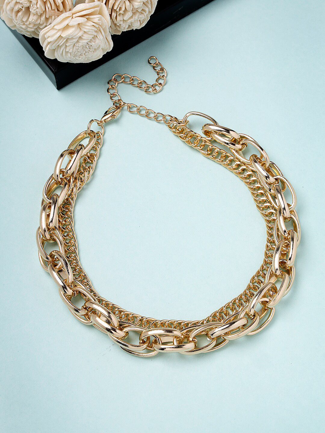

Scintillare By Sukkhi Gold-Plated Choker Necklace