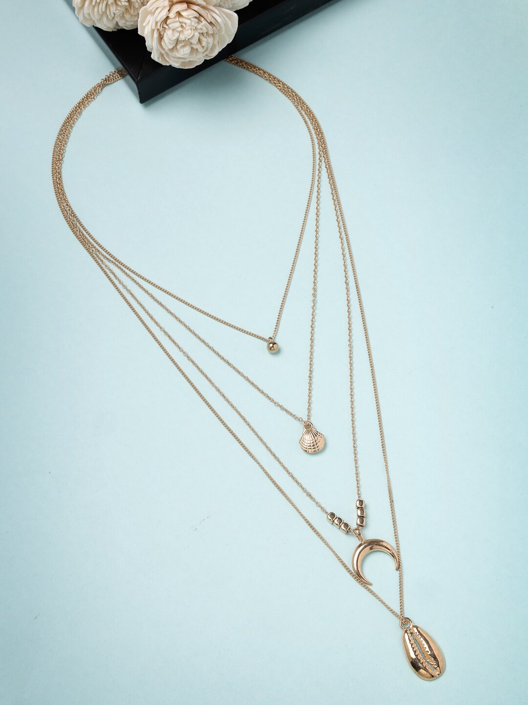 

Scintillare By Sukkhi Gold-Plated Layered Necklace