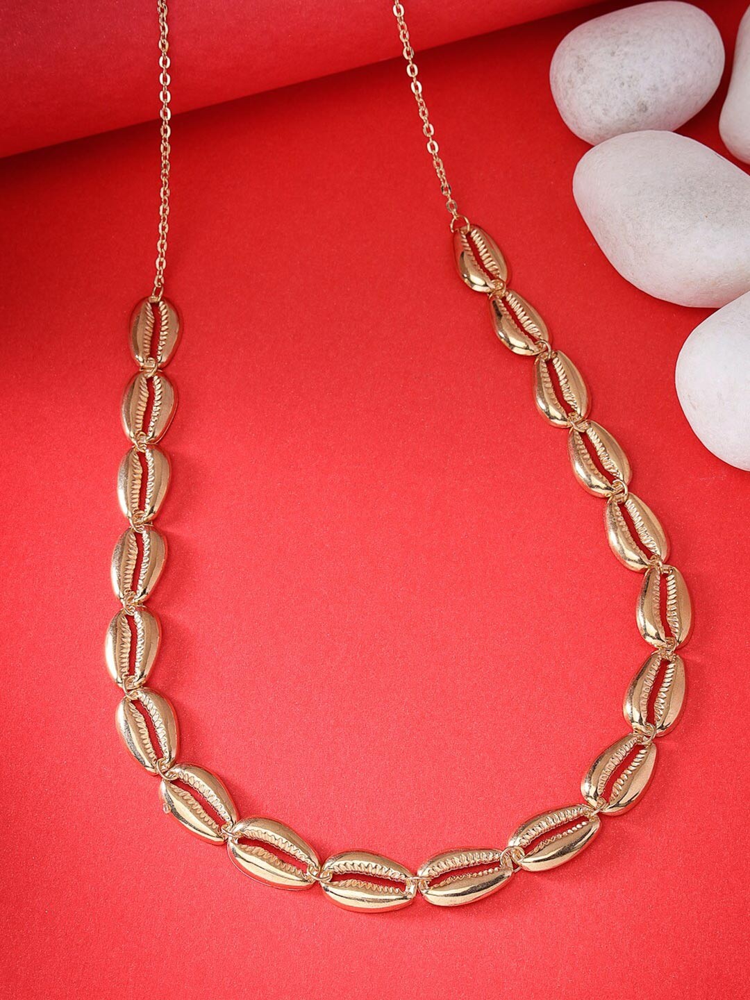 

Scintillare By Sukkhi Gold-Toned Gold-Plated Choker Necklace