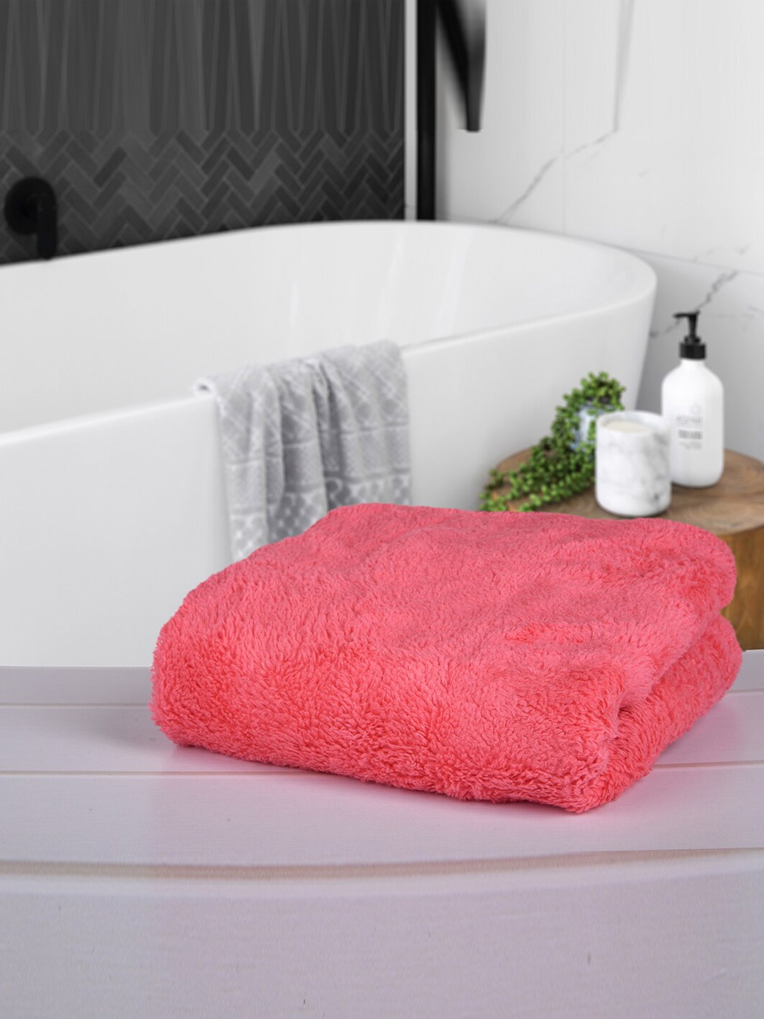 

Kuber Industries 5-Pcs Pink & Green 350 GSM Kitchen Towels