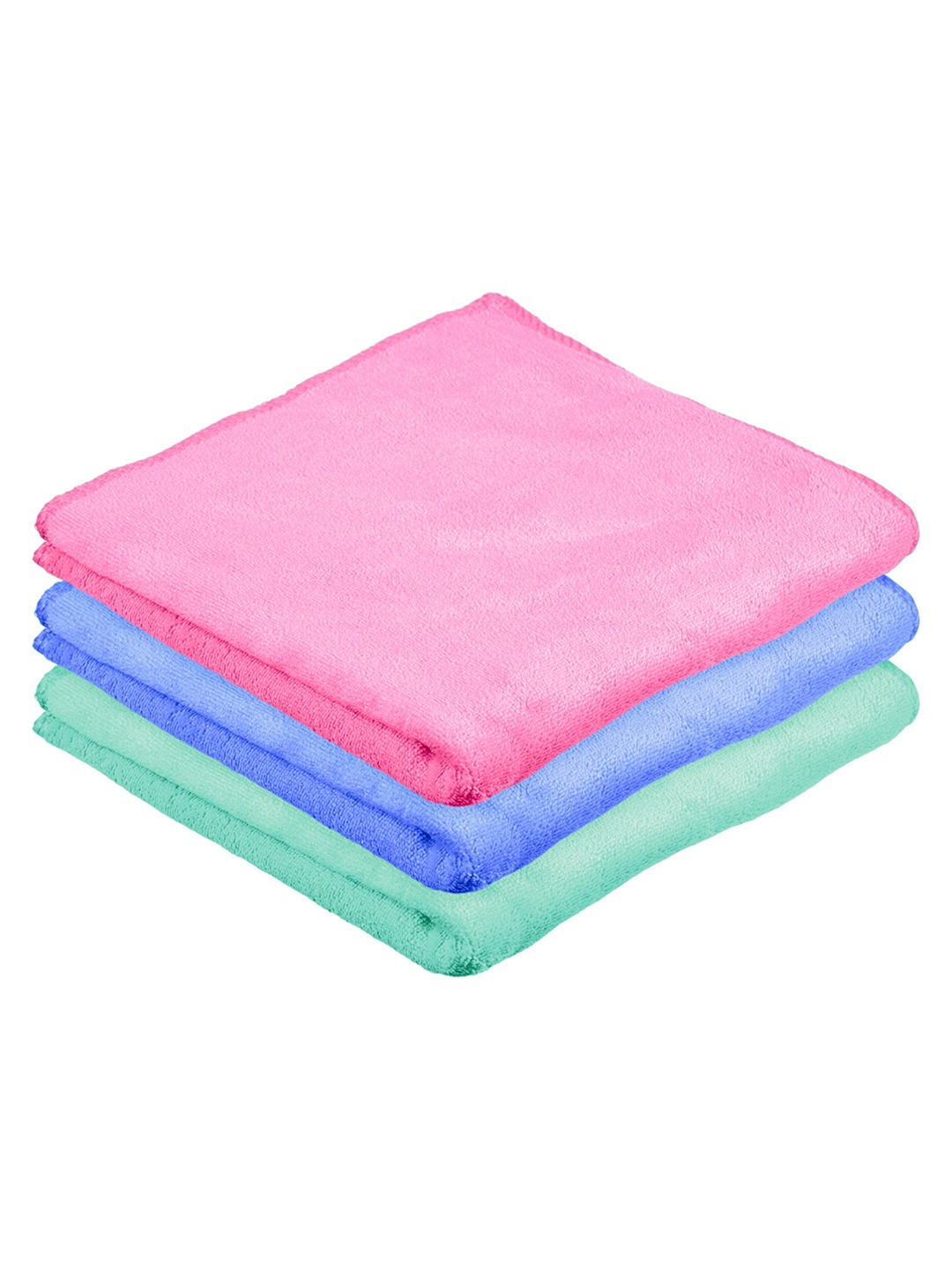 

Kuber Industries Pink 3 Pcs Kitchen Towels, Blue