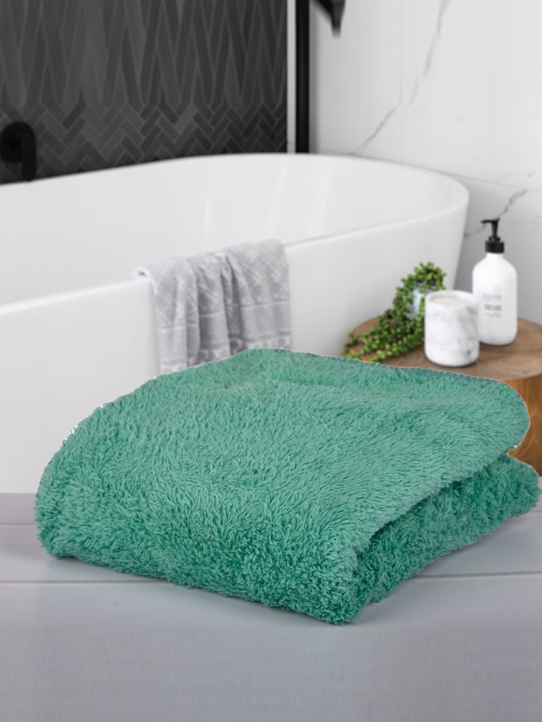 

Kuber Industries Pink & Green 4 Pcs Microfiber Kitchen Towels