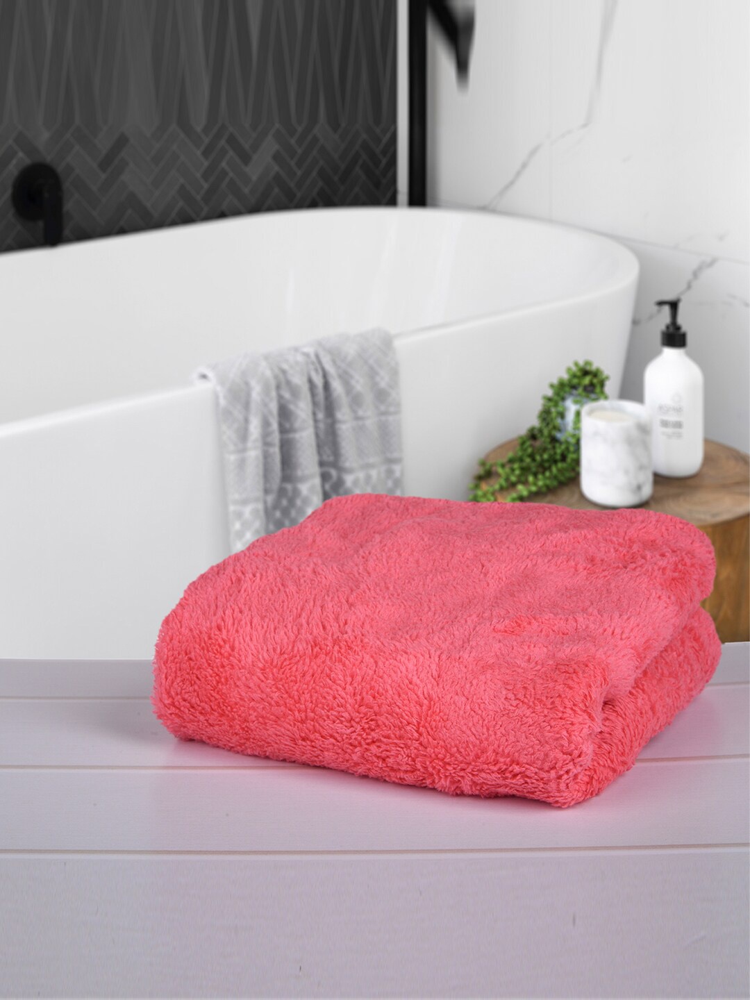 

Kuber Industries 4-Pcs Pink 350 GSM Kitchen Towels
