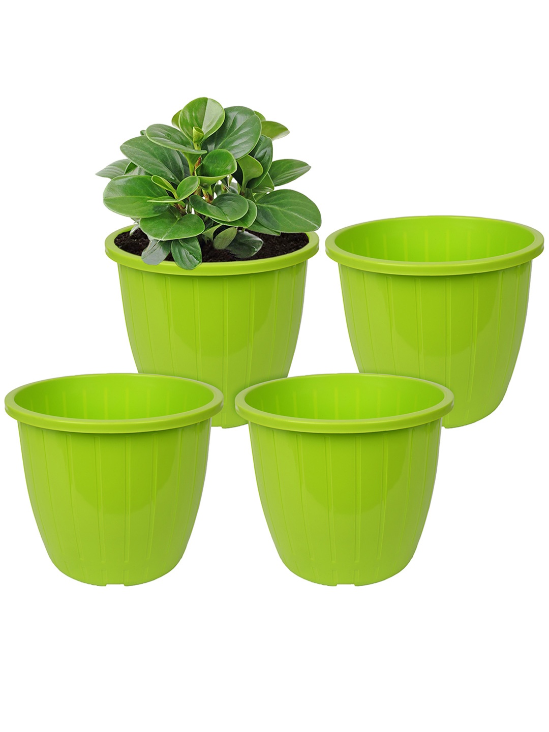 

Kuber Industries Green 4 Pcs Flower Planters