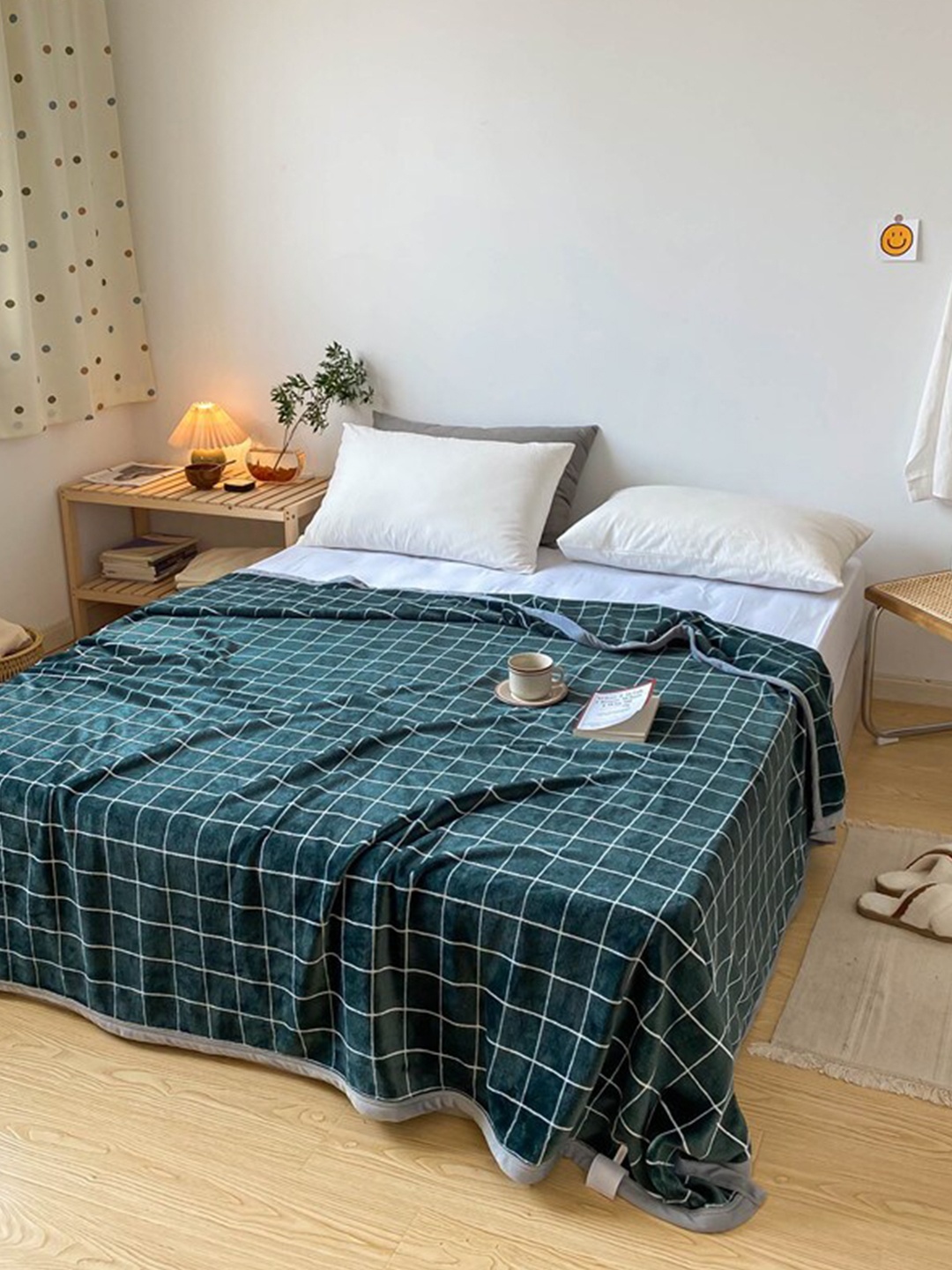 

JC Collection Green AC Room Double Bed Blanket