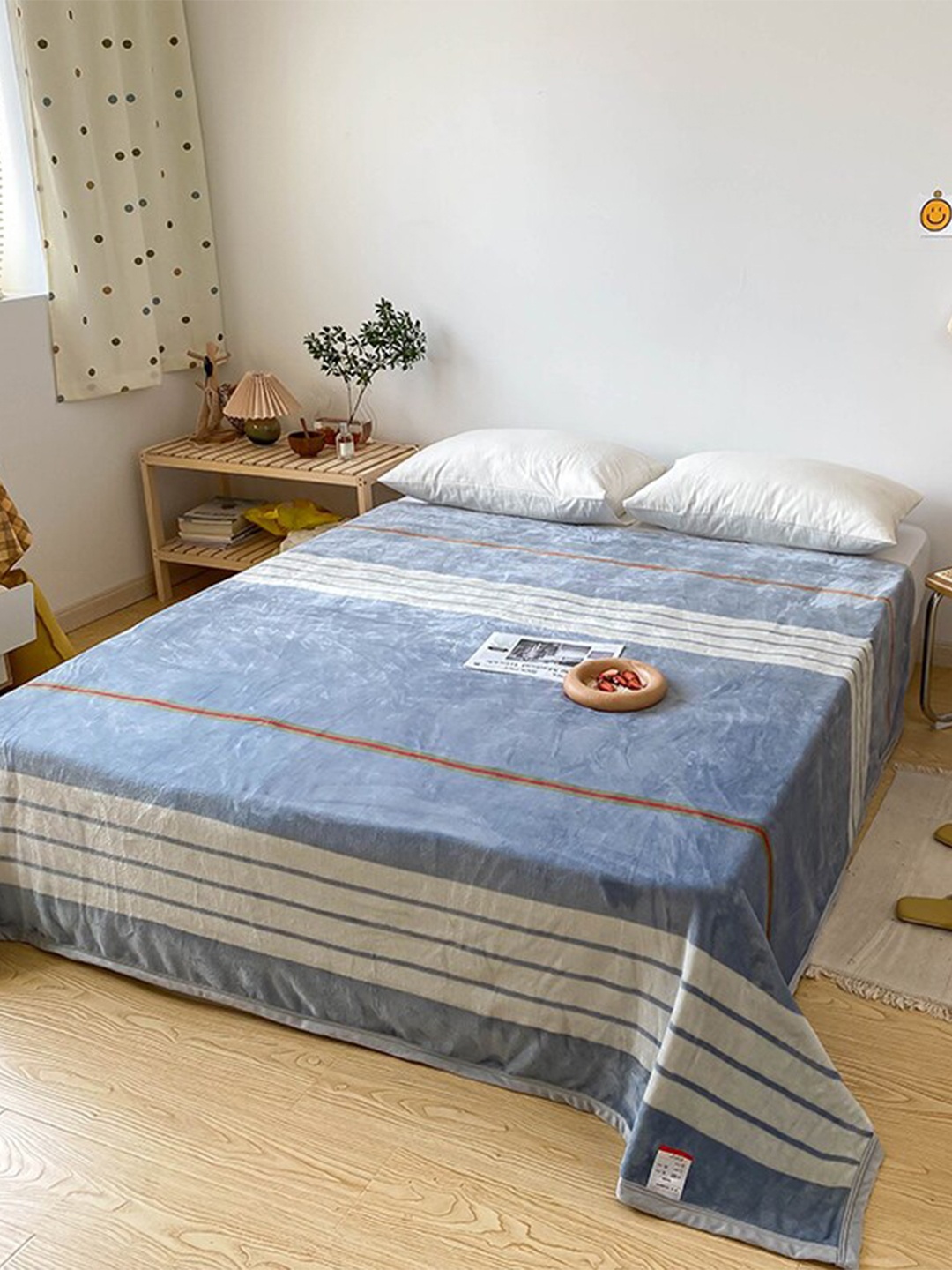 

JC Collection Blue AC Room Single Bed Blanket