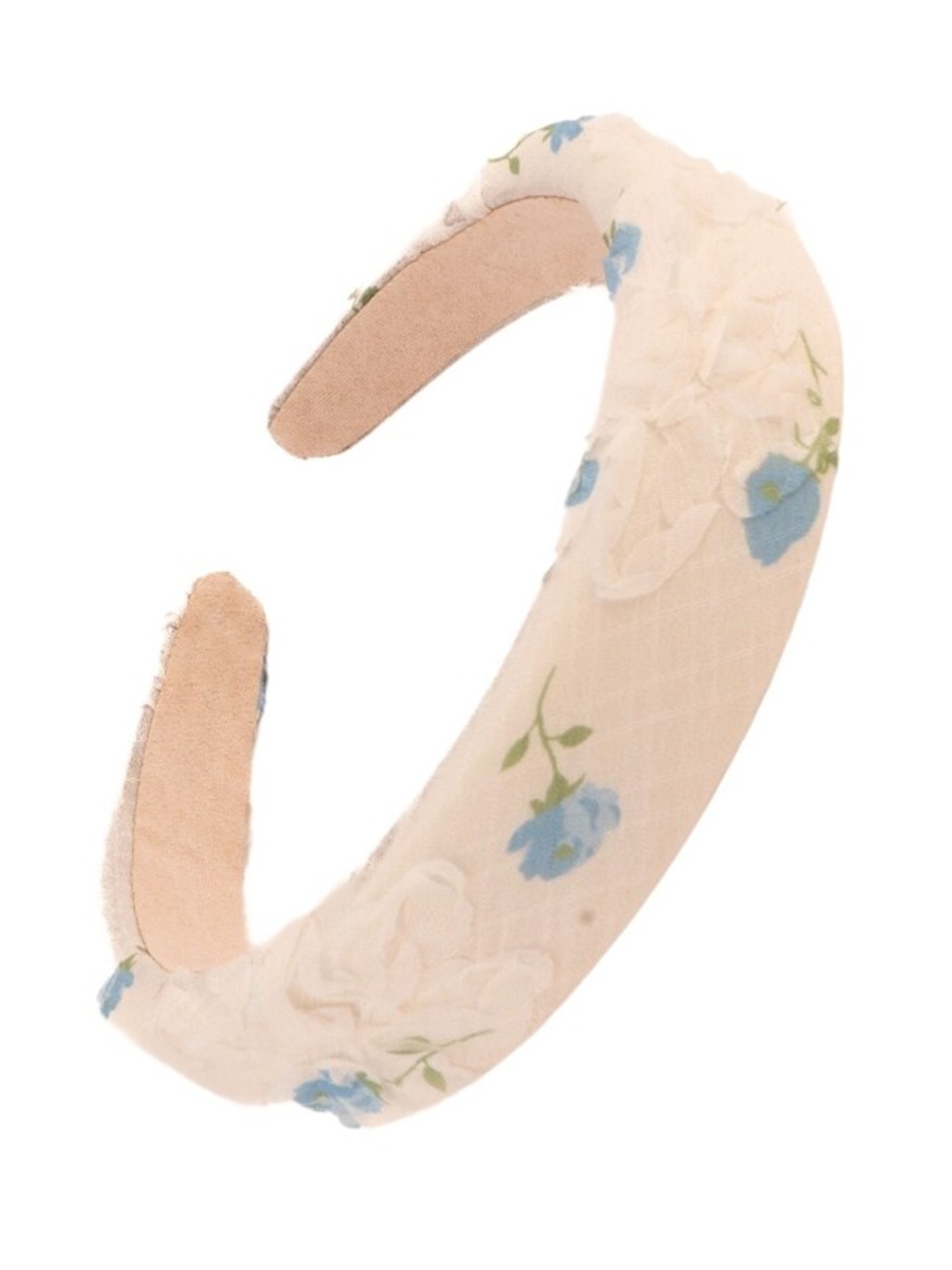 

Lulala Floral Printed Hairband, Cream