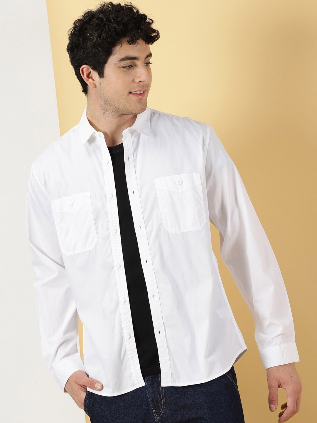 

Thomas Scott Smart Pure Cotton Casual Shirt, White