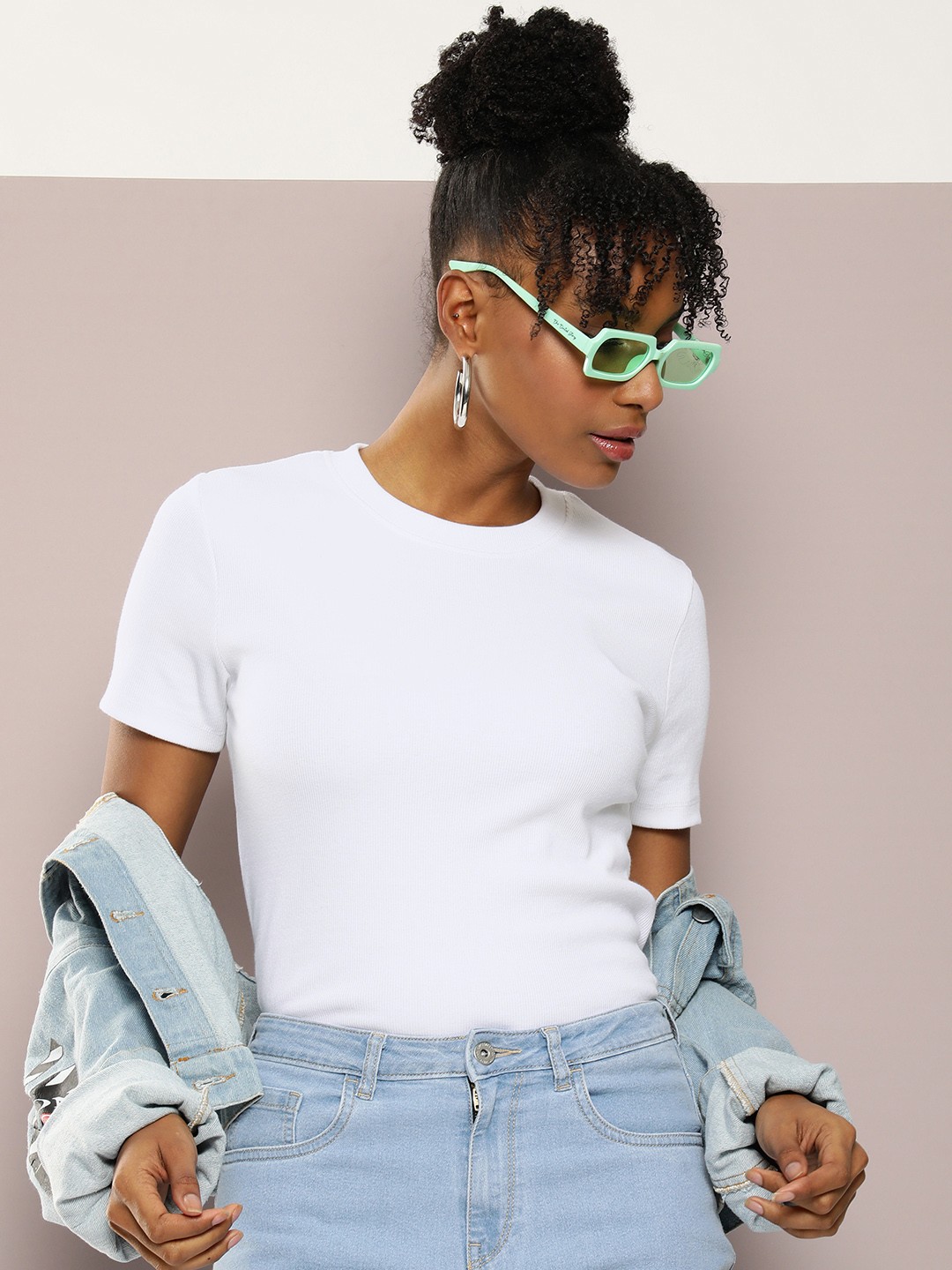 

Kook N Keech Ribbed T-shirt, White