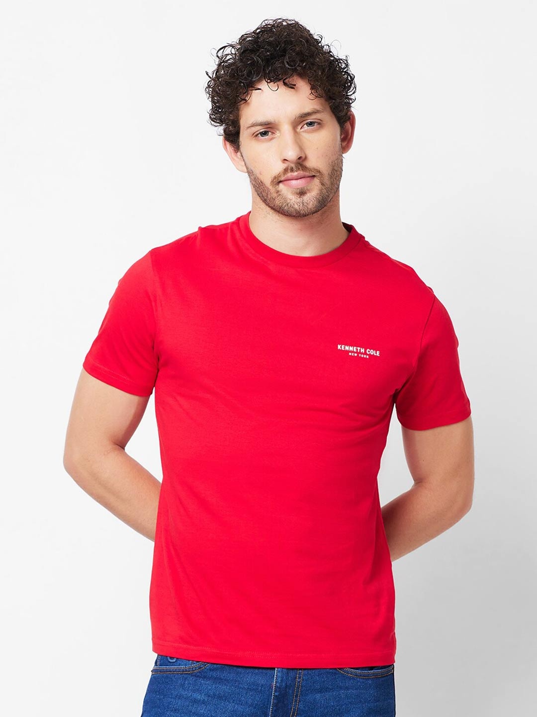 

Kenneth Cole Pure Cotton Slim Fit T-shirt, Red
