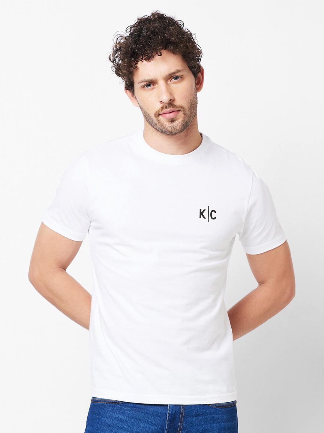 

Kenneth Cole Pure Cotton Slim Fit T-shirt, White