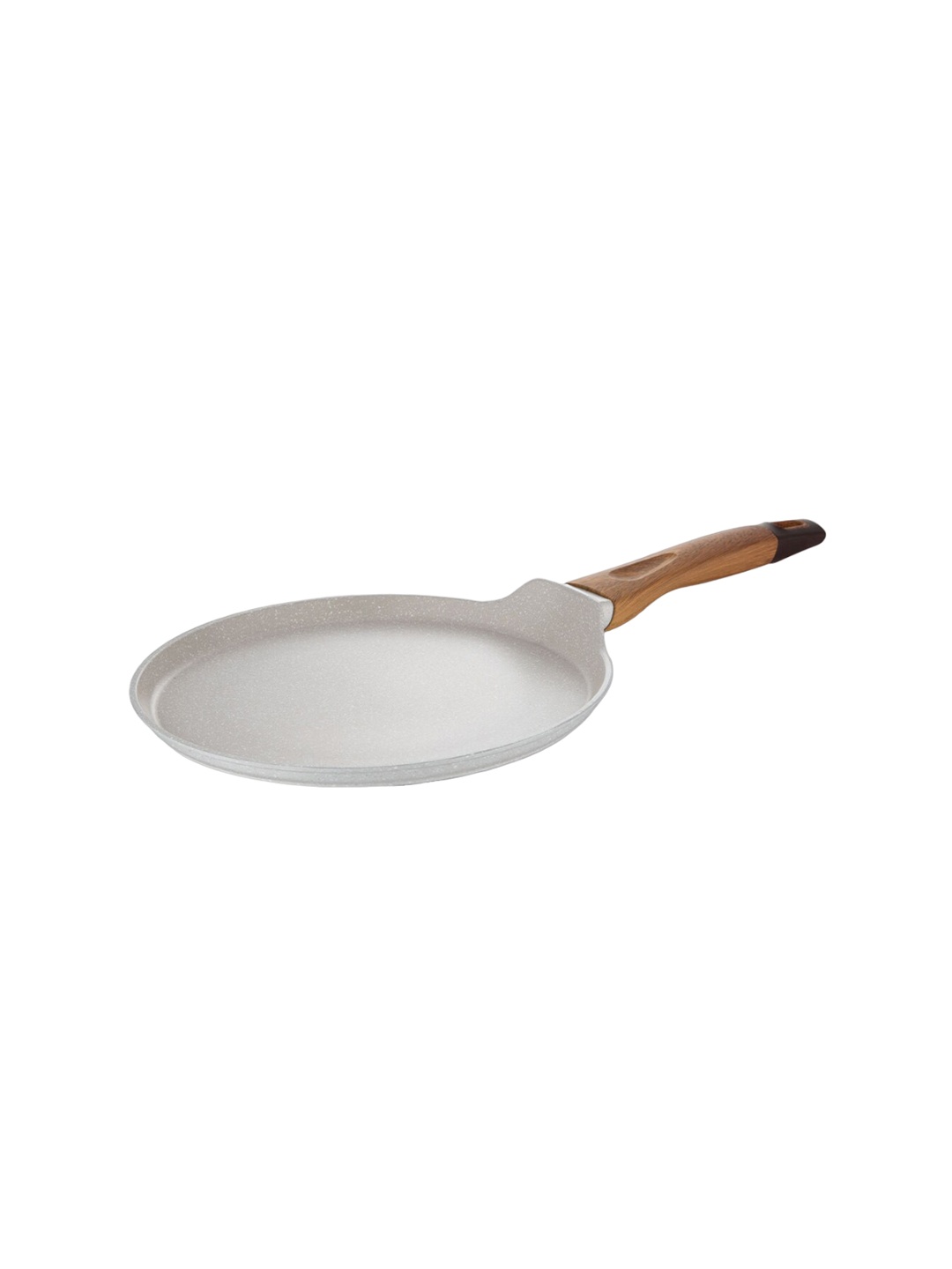 

BERGNER Naturally Forged Aluminum Induction Bottom Non-Stick Pancake Pan Tawa, White