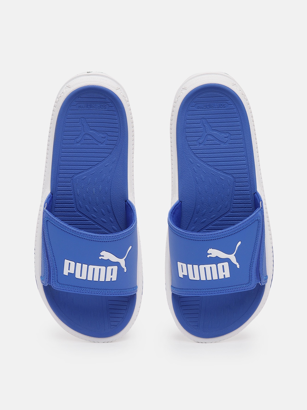 

Puma Unisex Softride Pro 24 Printed Sliders, Blue