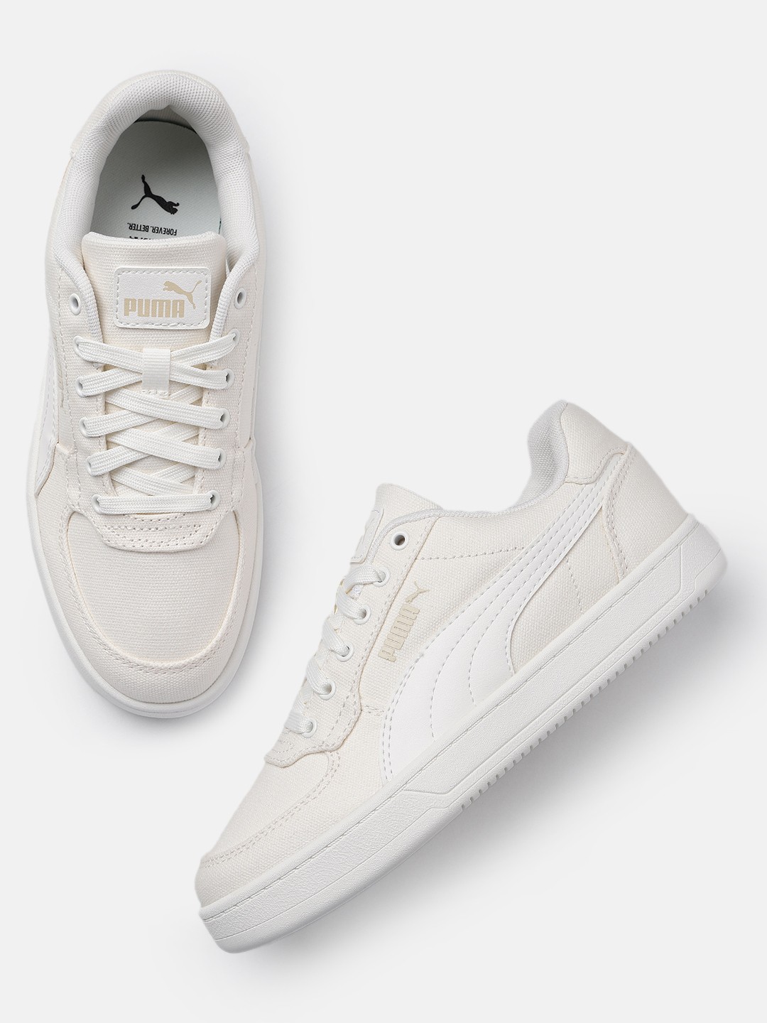 

Puma Unisex Caven 2.0 Sneakers, Off white